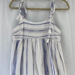 Striped Tie Strap Tank